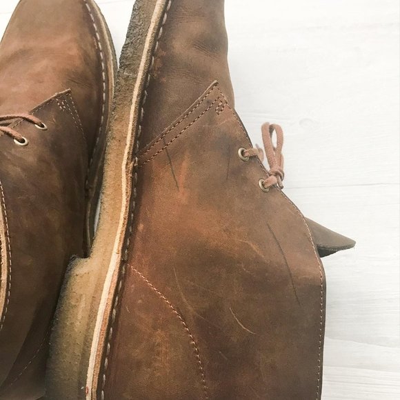 CLARK’S Original Desert Chukka Leather Boots main image 4